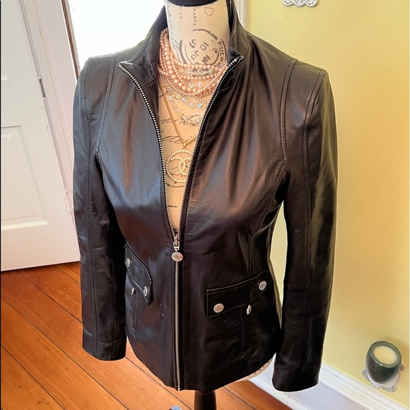 Betsey Johnson Jackets & Blazers - *Betsey Johnson* Buttersoft Genuine Leather Jacket Sz S